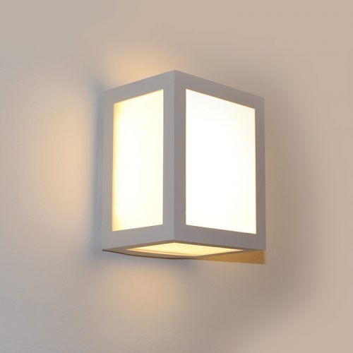 LC.OP.HM34997 - ARANDELA TODA EM POLISTIRENO BCA COM LED 15W